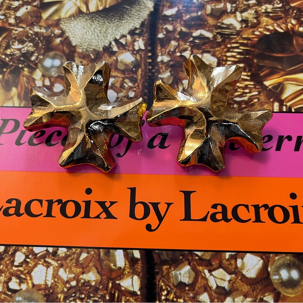 Christian Lacroix Vintage Earrings